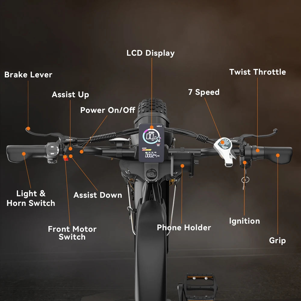 35 MPH Long-Range E-Bike