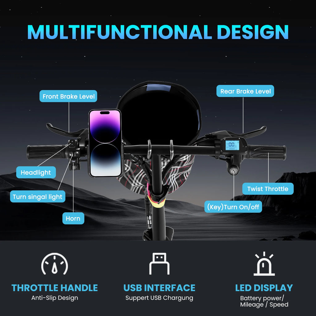 Electric Bike 20 MPH E-Bike