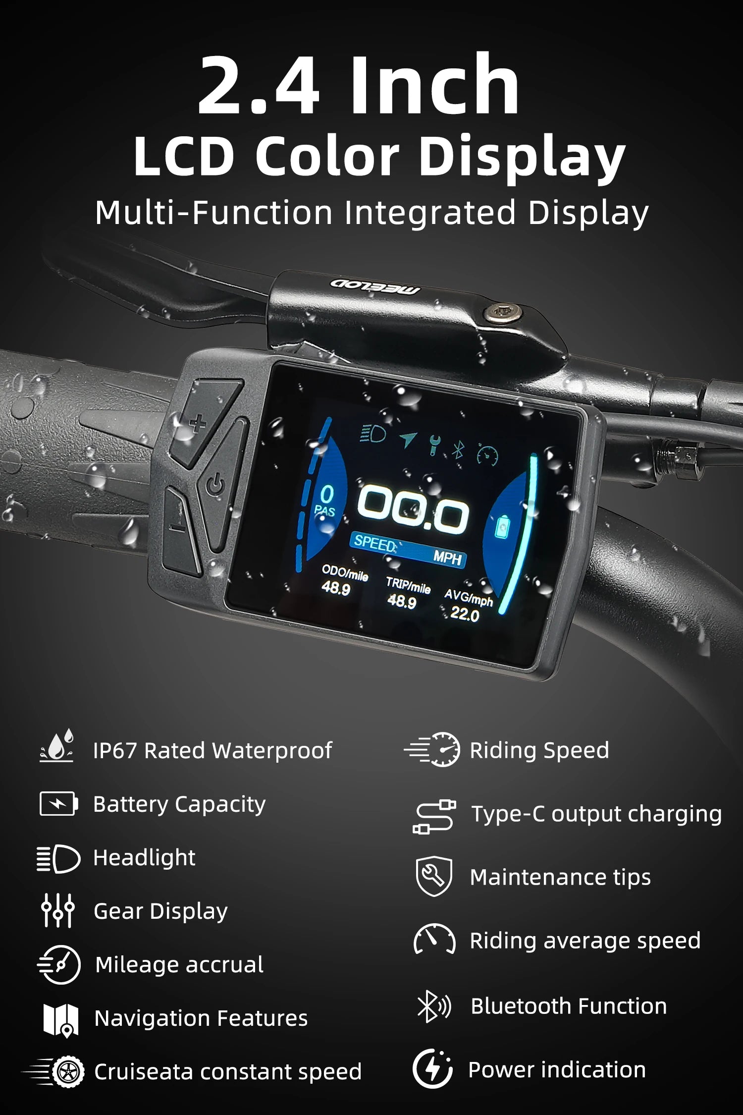 MAX 1200W 48V Fat Tire E-Bike