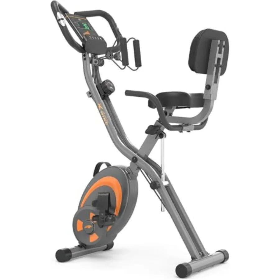 Recumbent Folding Exercise Bike LCD Monitor