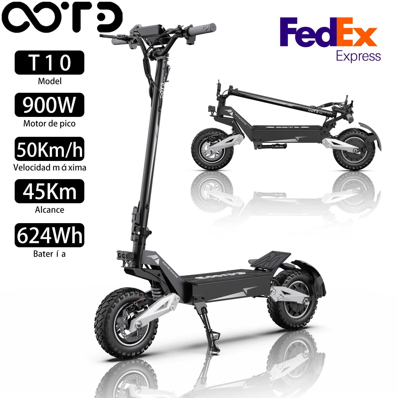 900W Urban Folding E-Scooter