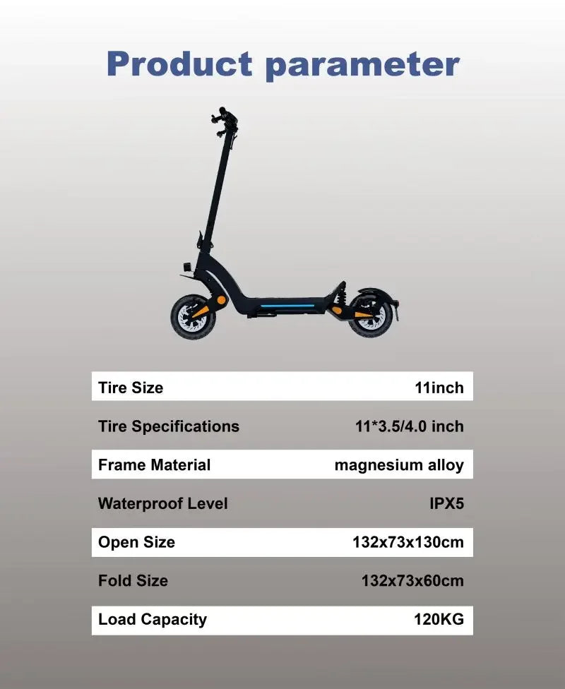 1900W 60V Fat Tire E-Scooter