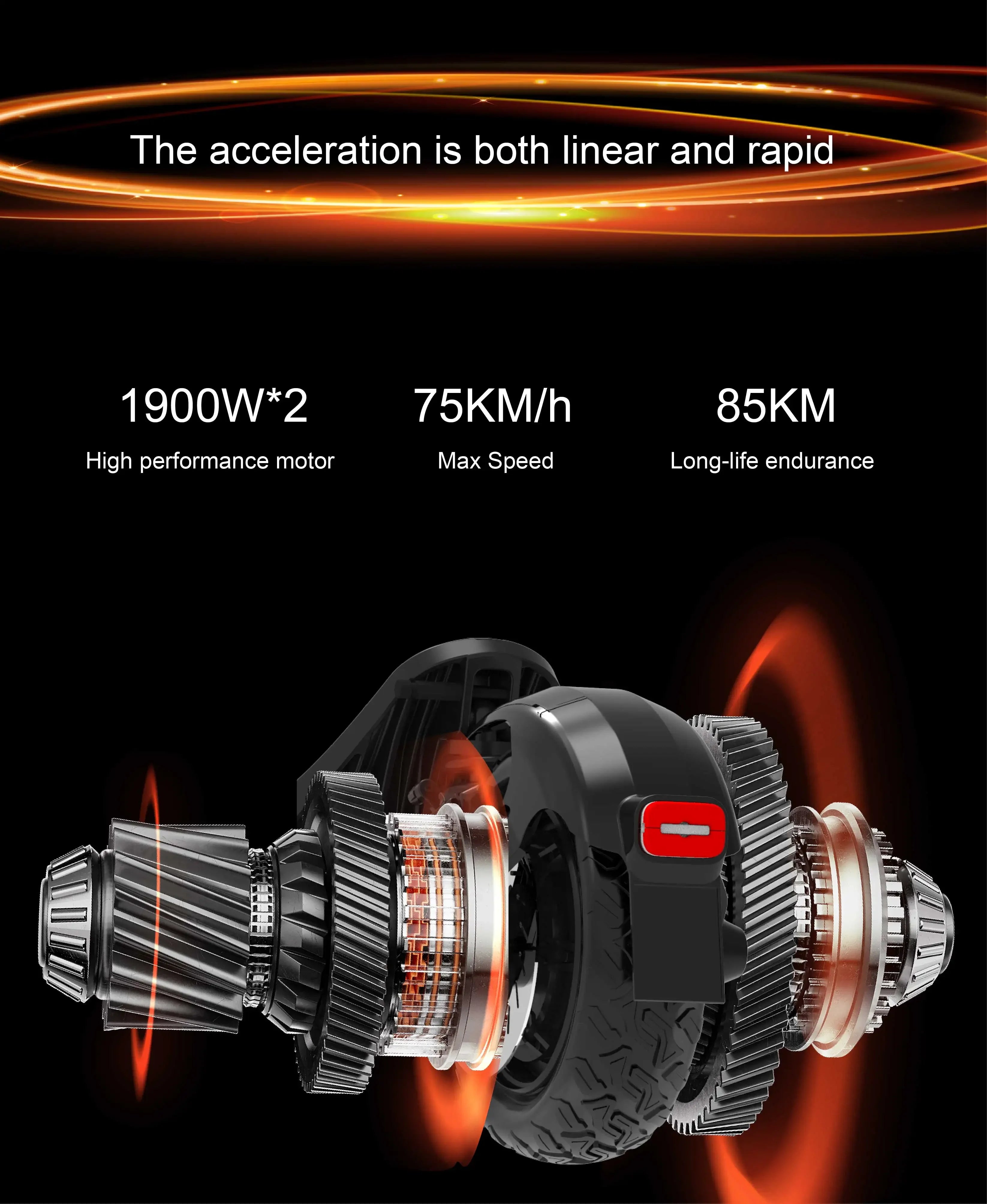 1900W 60V Fat Tire E-Scooter