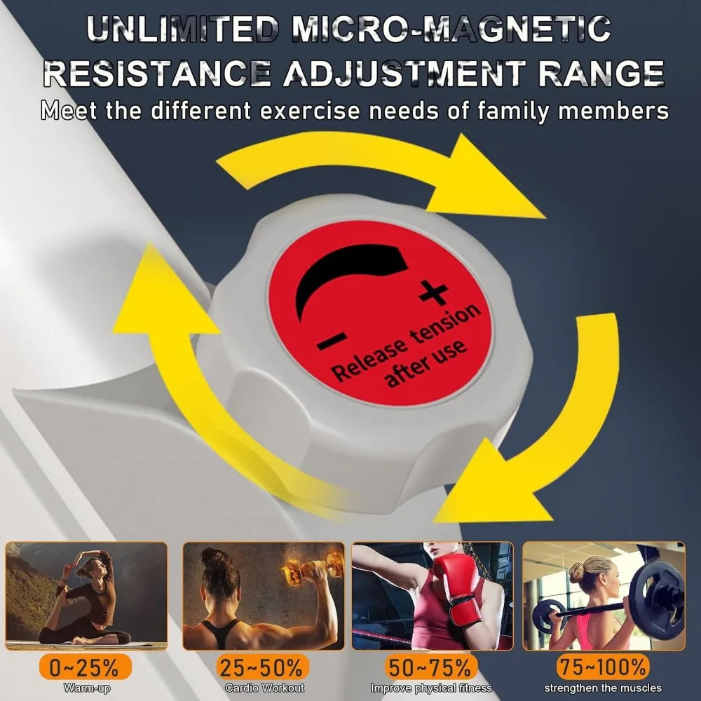 Magnetic Resistance Upright Exercise Bike