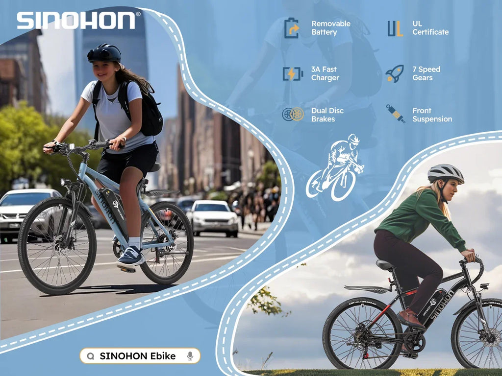 EM200G 500W 48V Commuter E-Bike