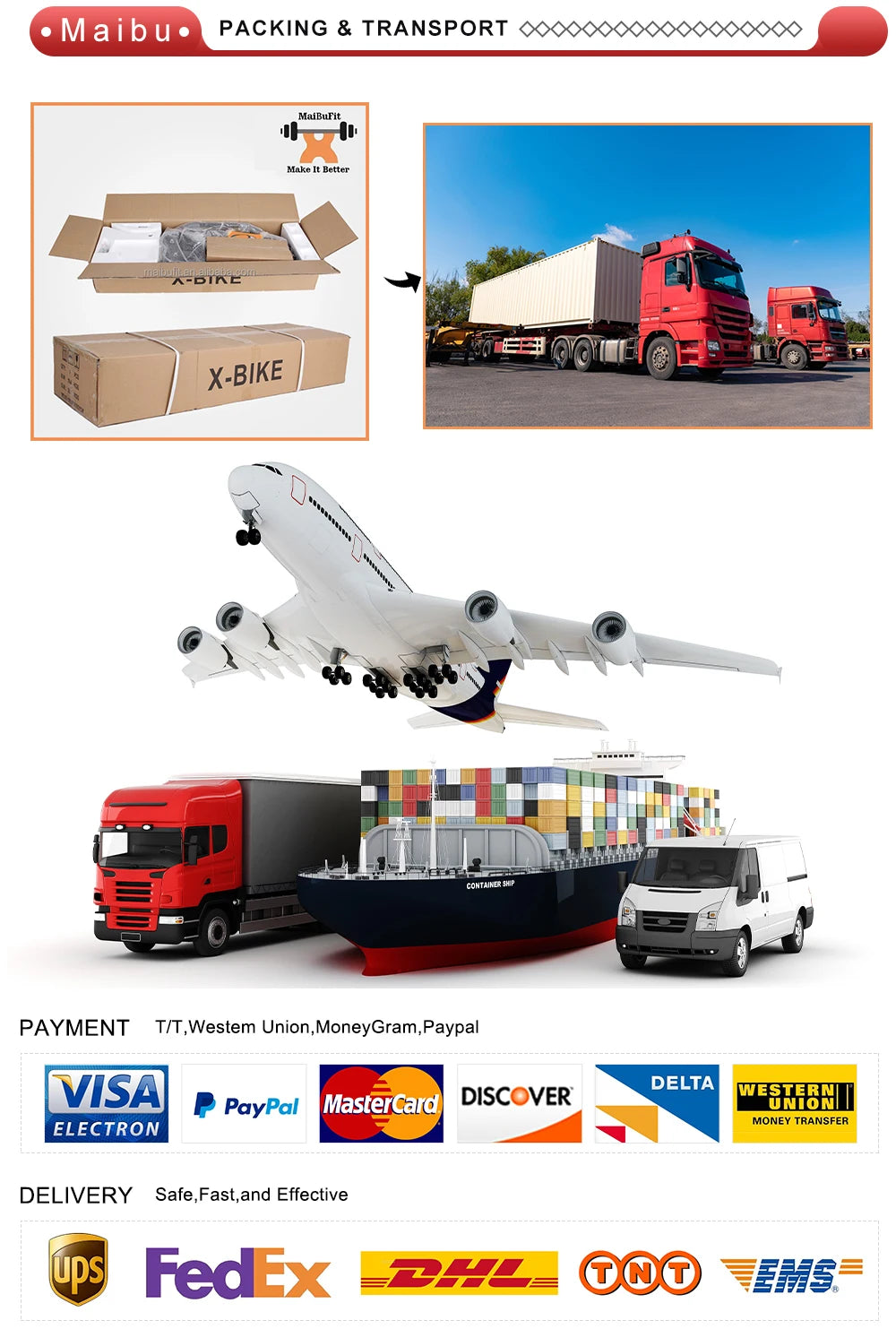 Foldable Magnetic Resistance Exercise Bike