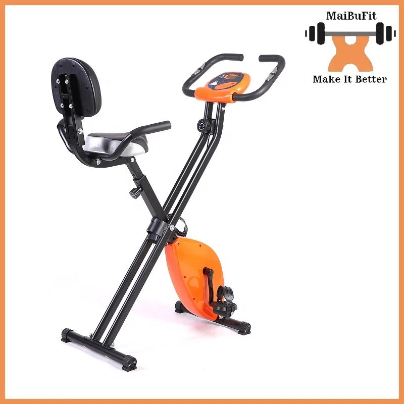 Foldable Magnetic Resistance Exercise Bike