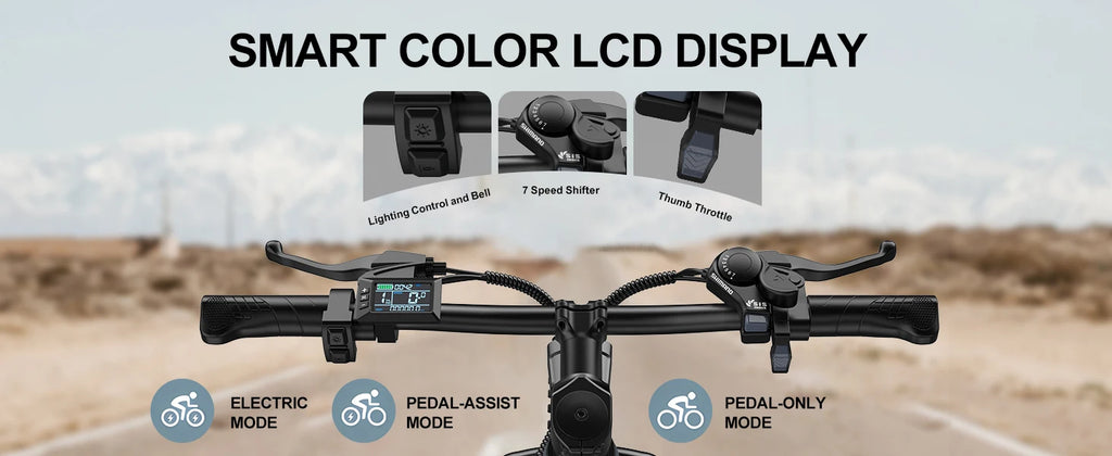 Electric Mountain Bike 26"/24"