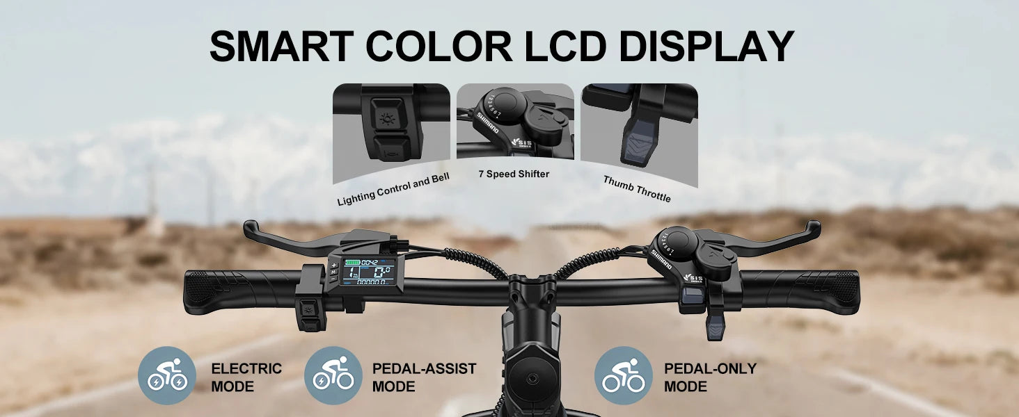 Electric Mountain Bike 26"/24"