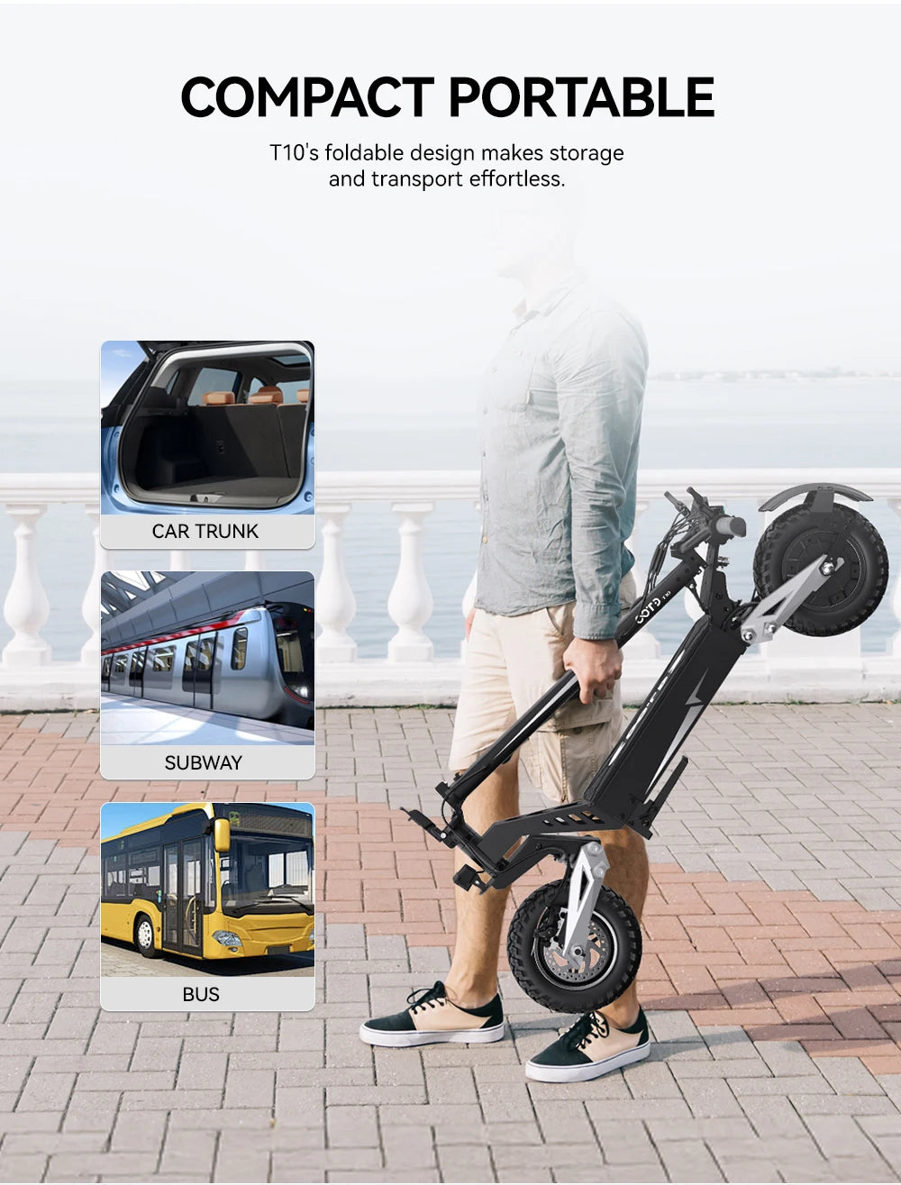 900W Urban Folding E-Scooter
