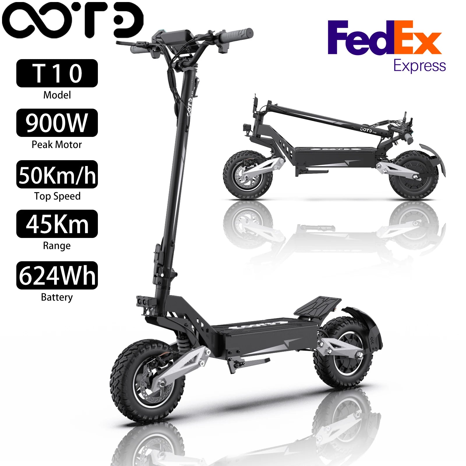 900W Urban Folding E-Scooter