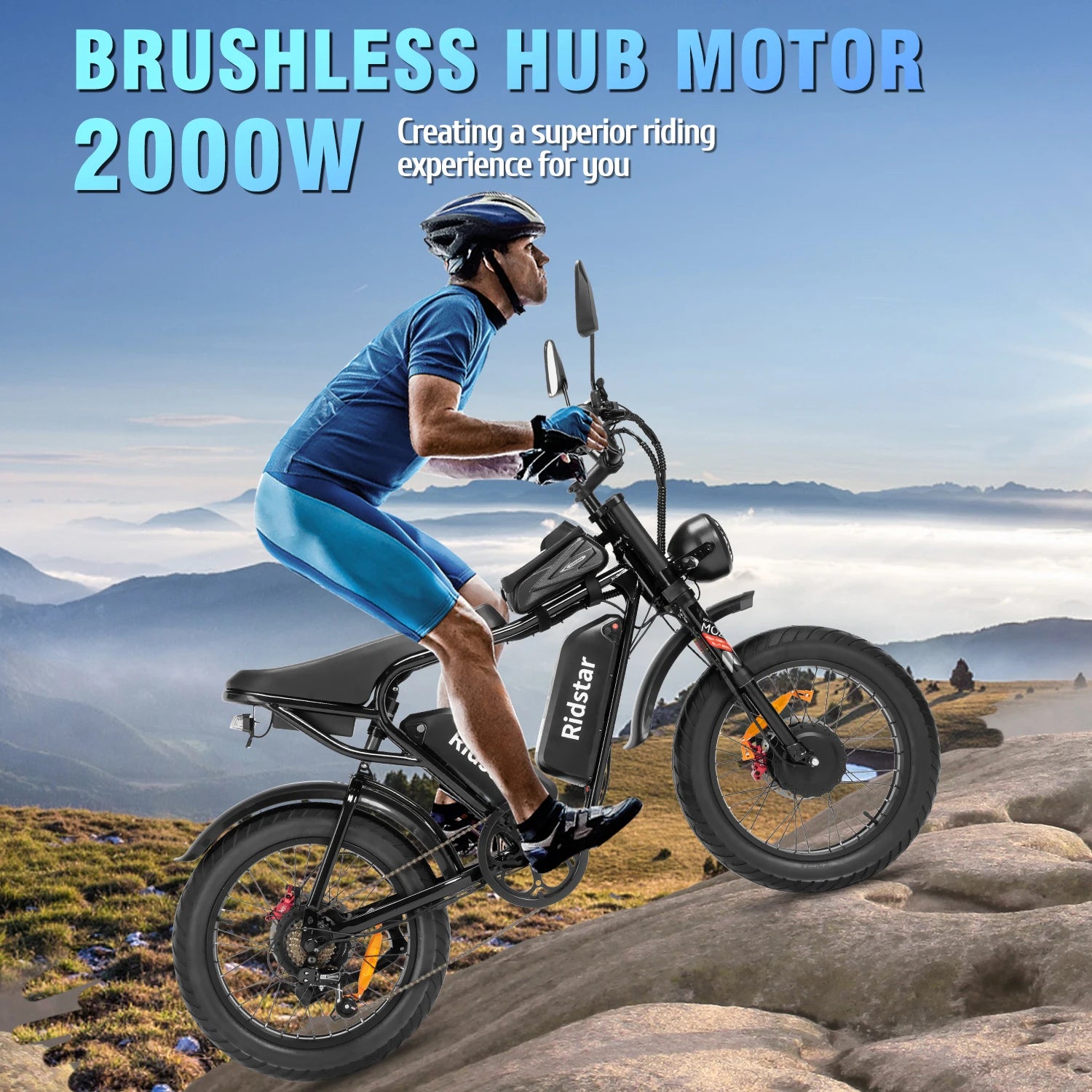2000W 52V Fat Tire E-Bike