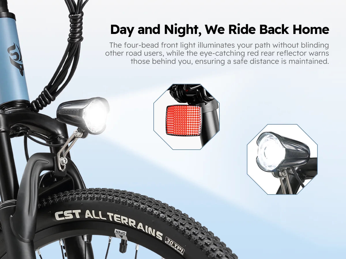 EM200G 500W 48V Commuter E-Bike