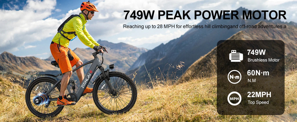 Electric Mountain Bike 26"/24"
