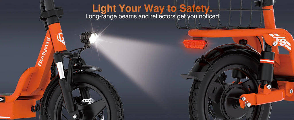 500W E-Scooter w/ Basket