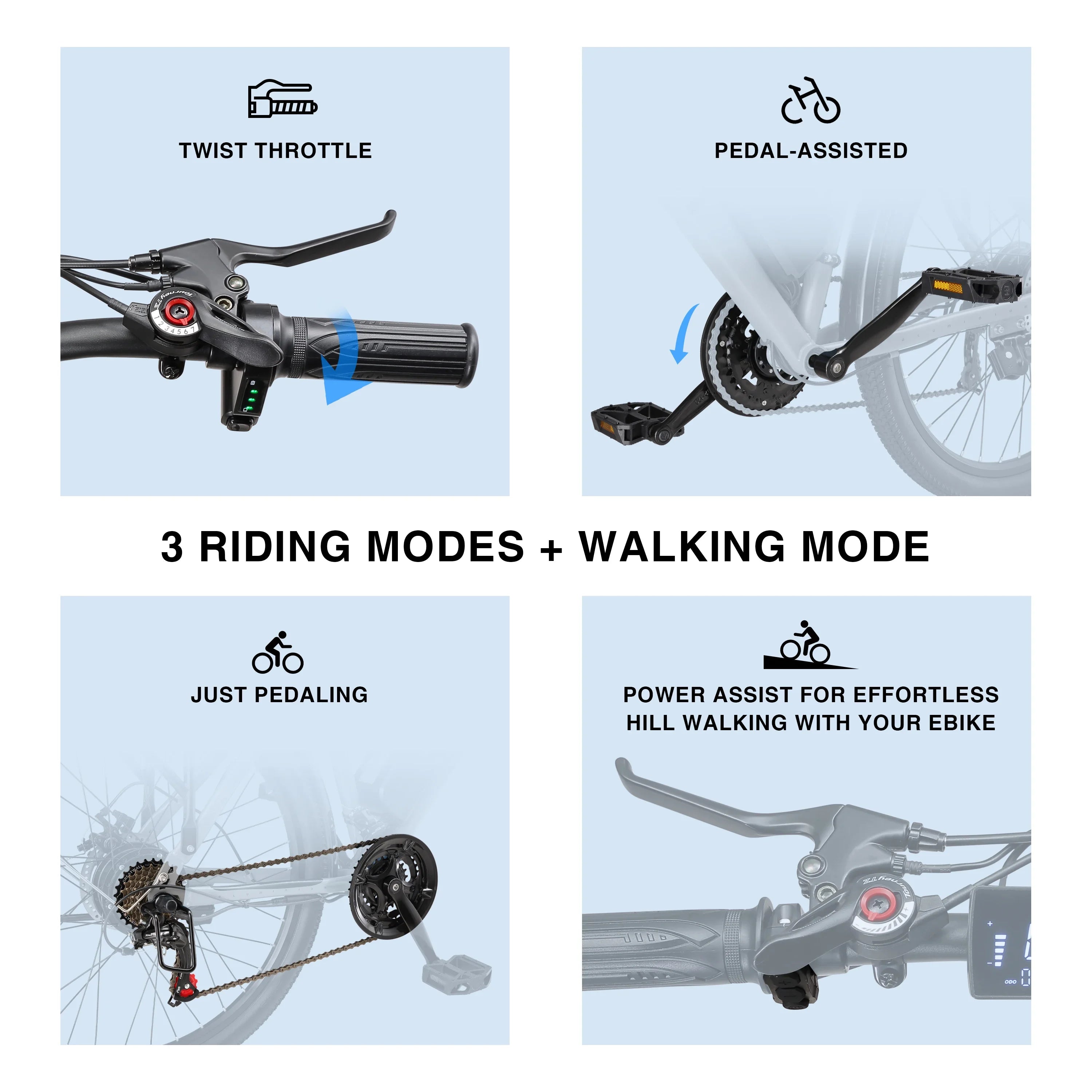 EM200G 500W 48V Commuter E-Bike