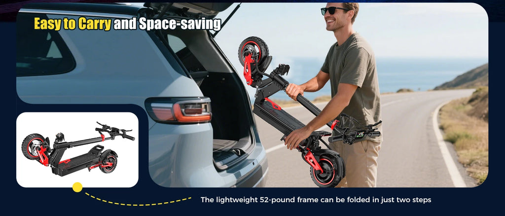 600W 48V Folding E-Scooter