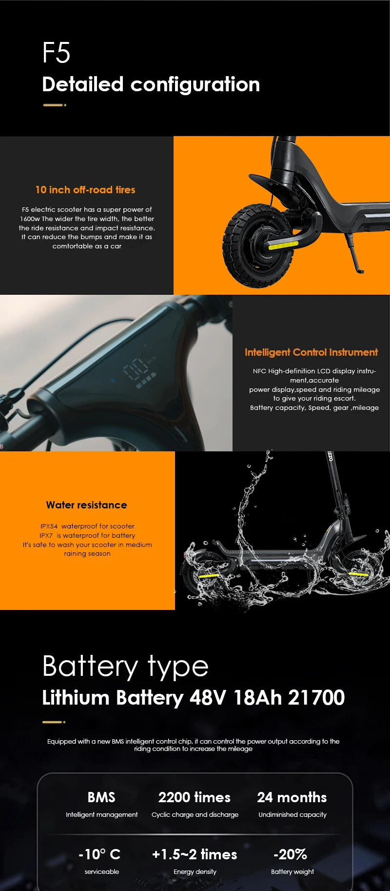 48V Folding E-Scooter