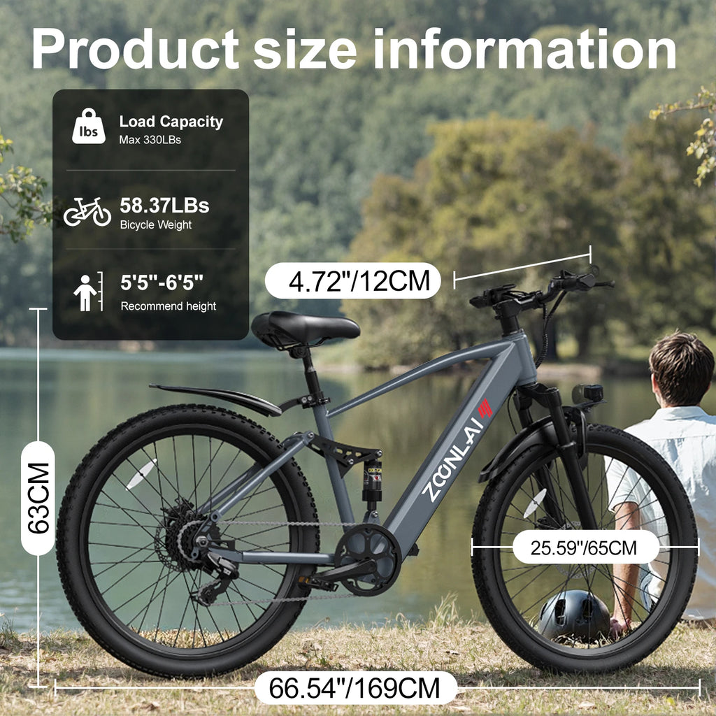 Electric Mountain Bike 26"/24"