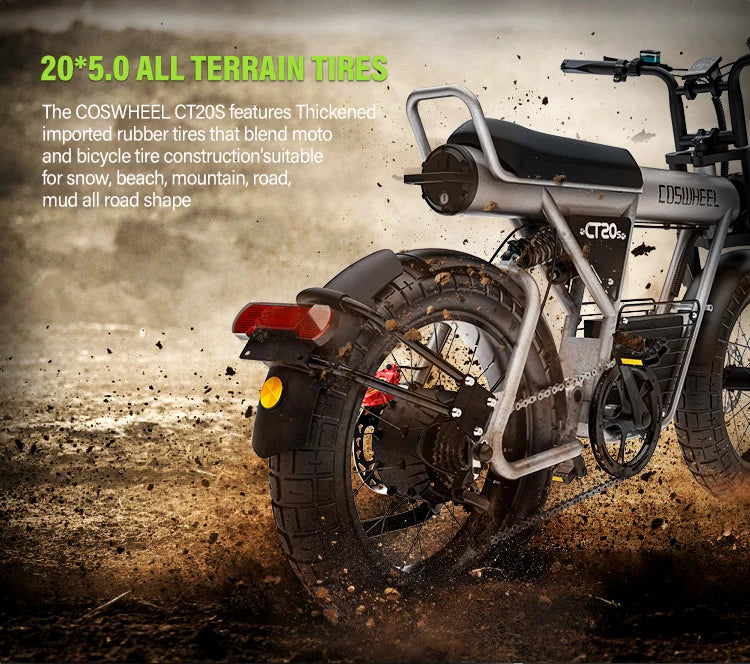 COSWHEEL CT20S 60V 27.5Ah Fat Tire E-Bike