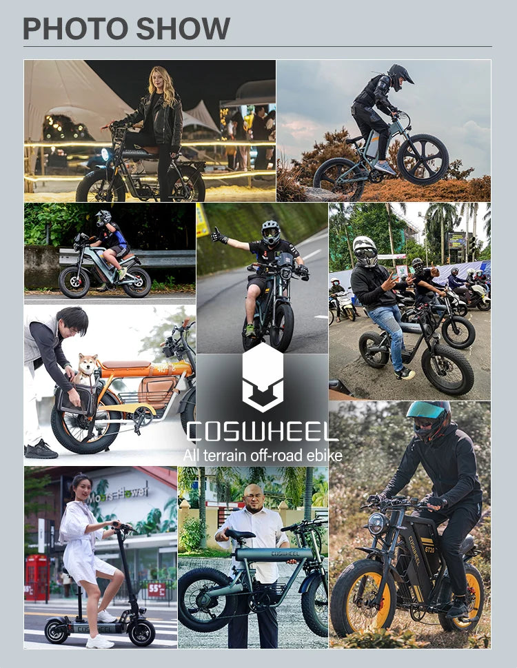 COSWHEEL CT20S 60V 27.5Ah Fat Tire E-Bike