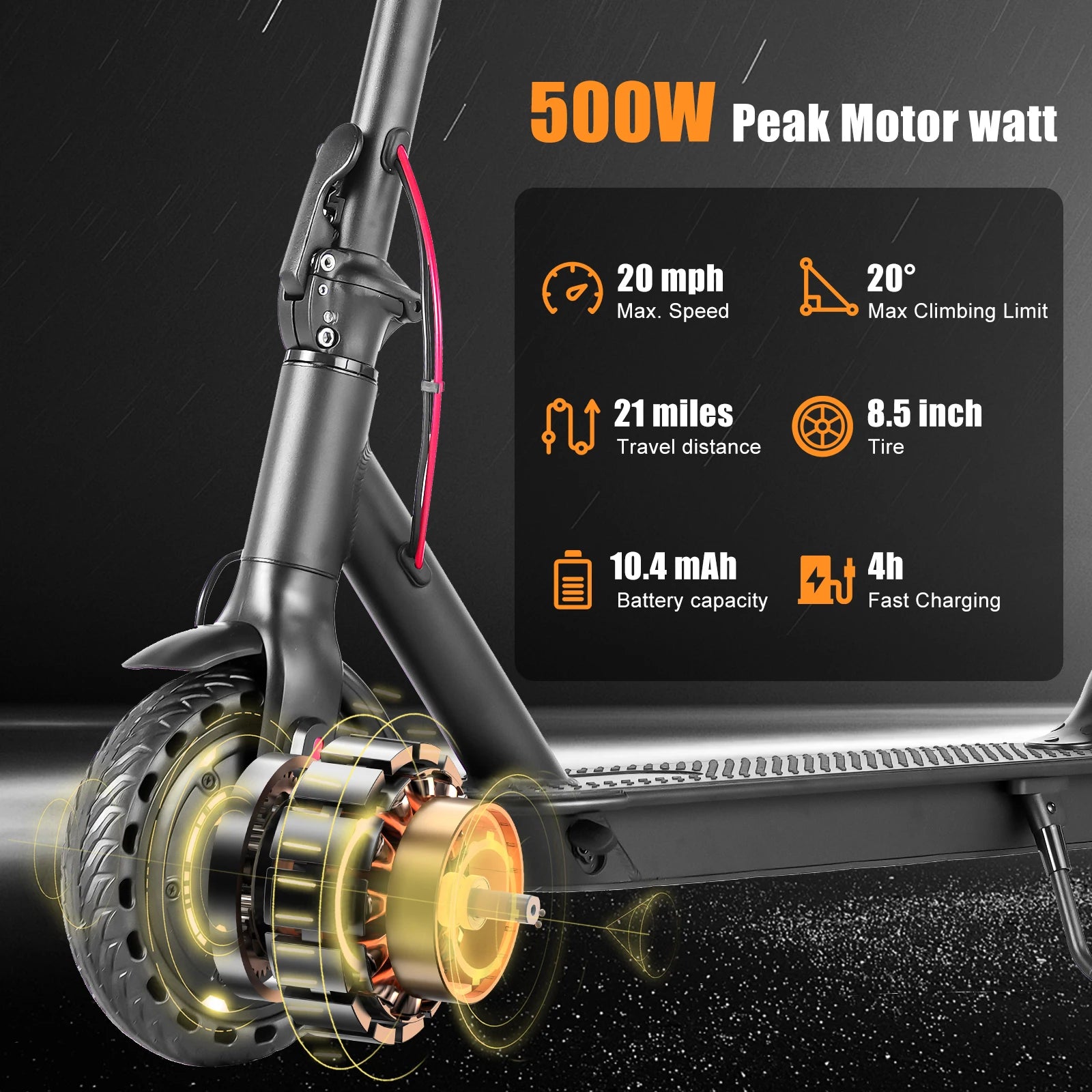 500W Commuter E-Scooter