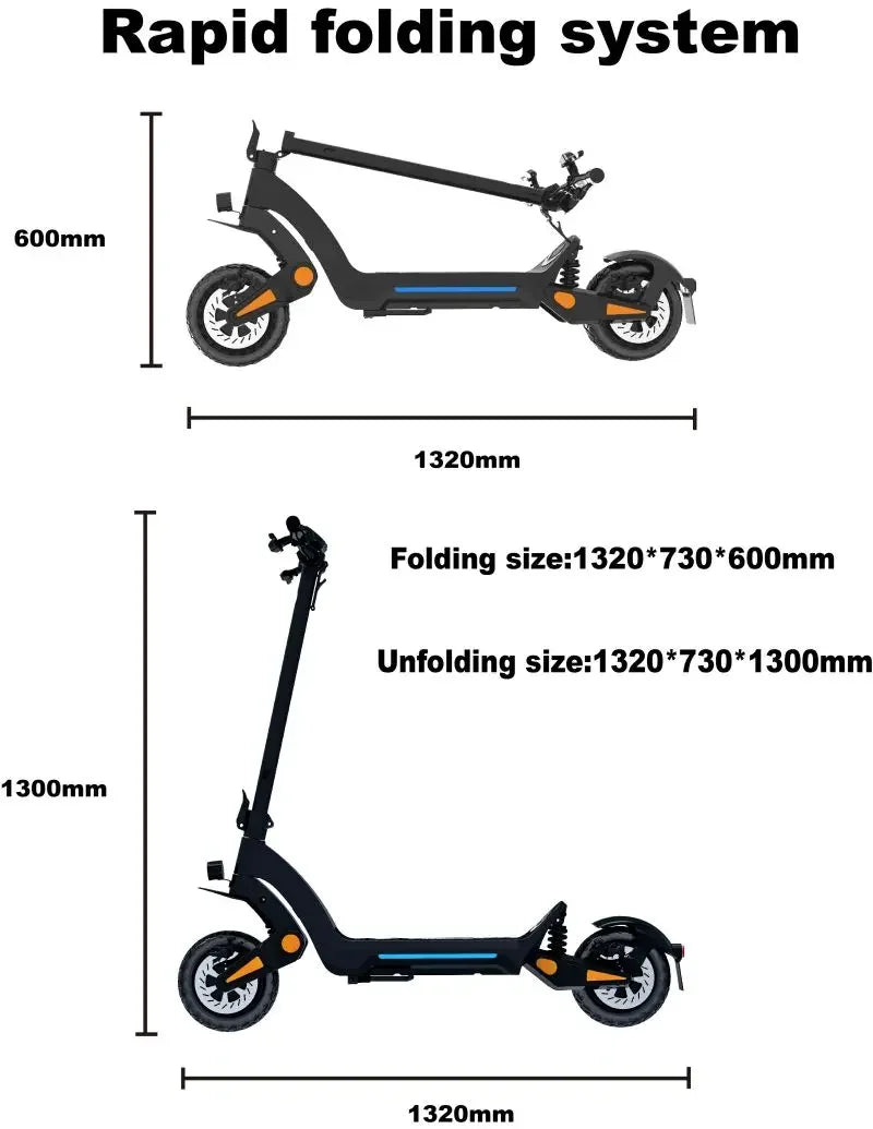 1900W 60V Fat Tire E-Scooter