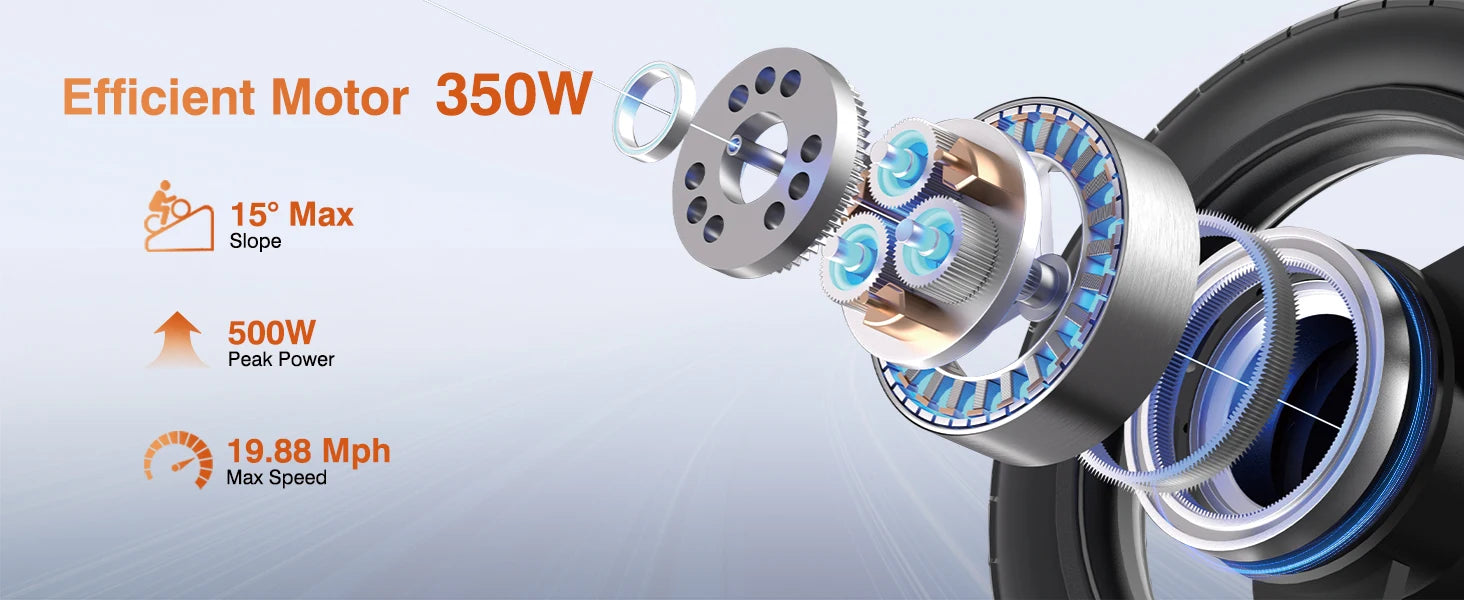 500W E-Scooter w/ Basket