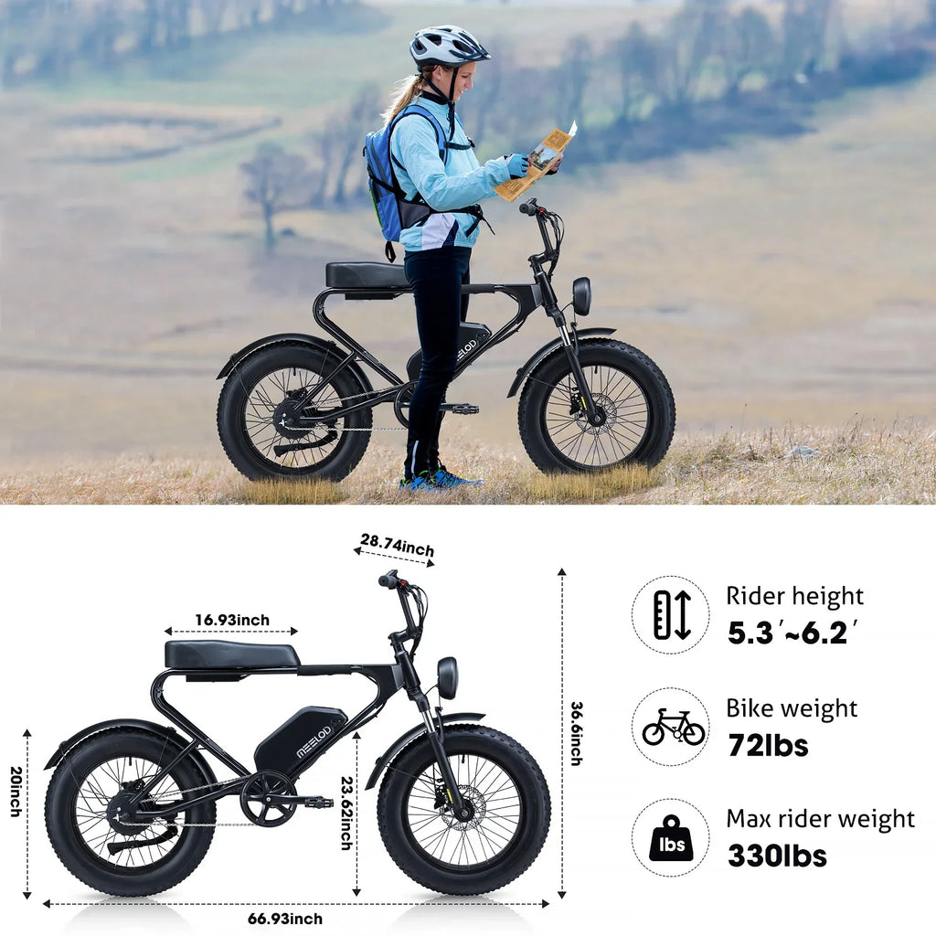 MEELD DK200 SE 1200W 48V E-Bike