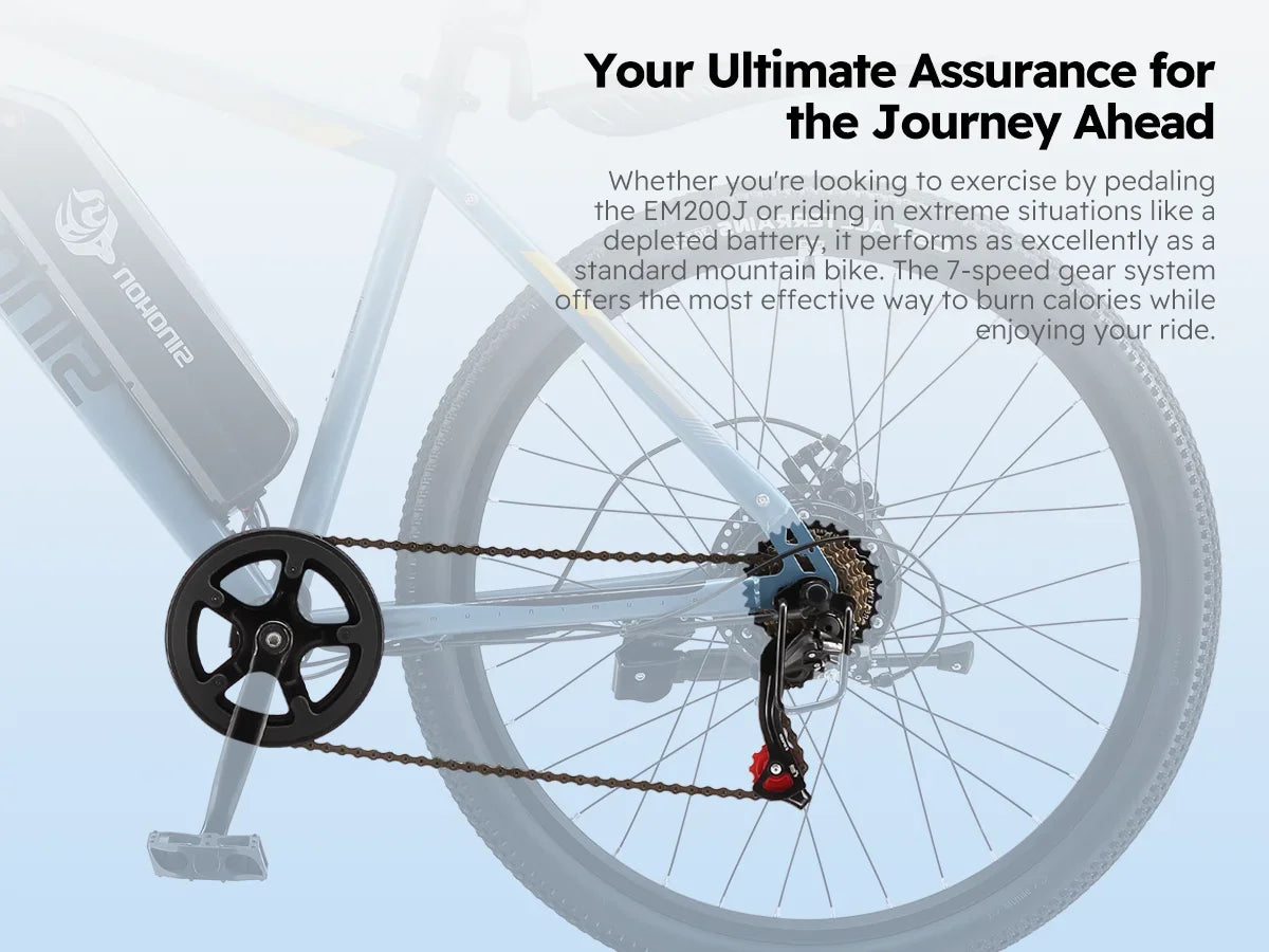 EM200G 500W 48V Commuter E-Bike