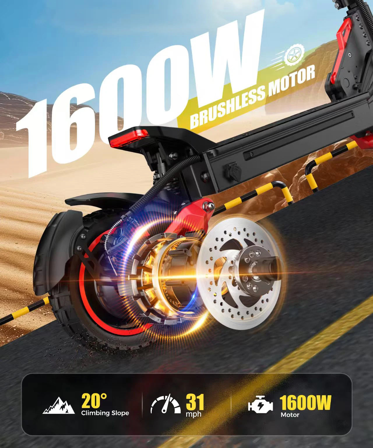 600W 48V Folding E-Scooter