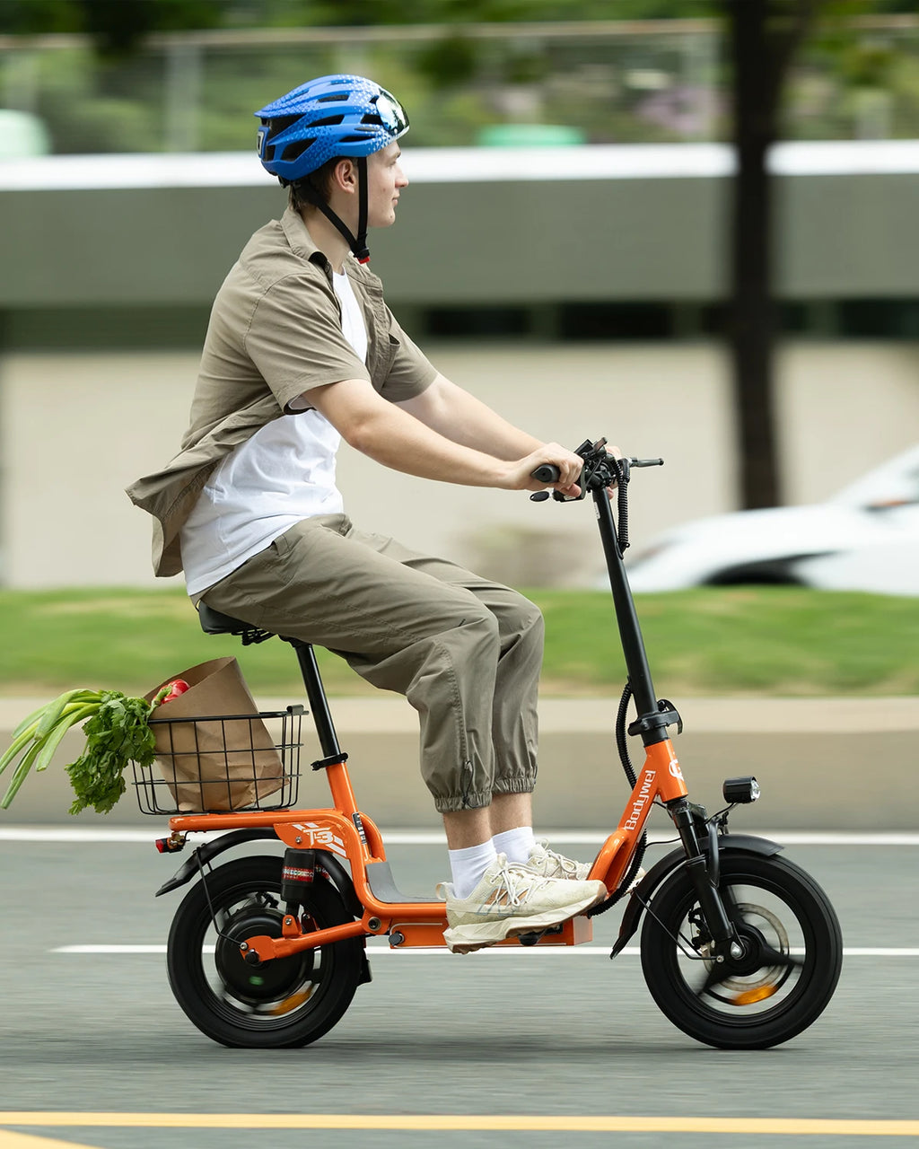 500W E-Scooter w/ Basket