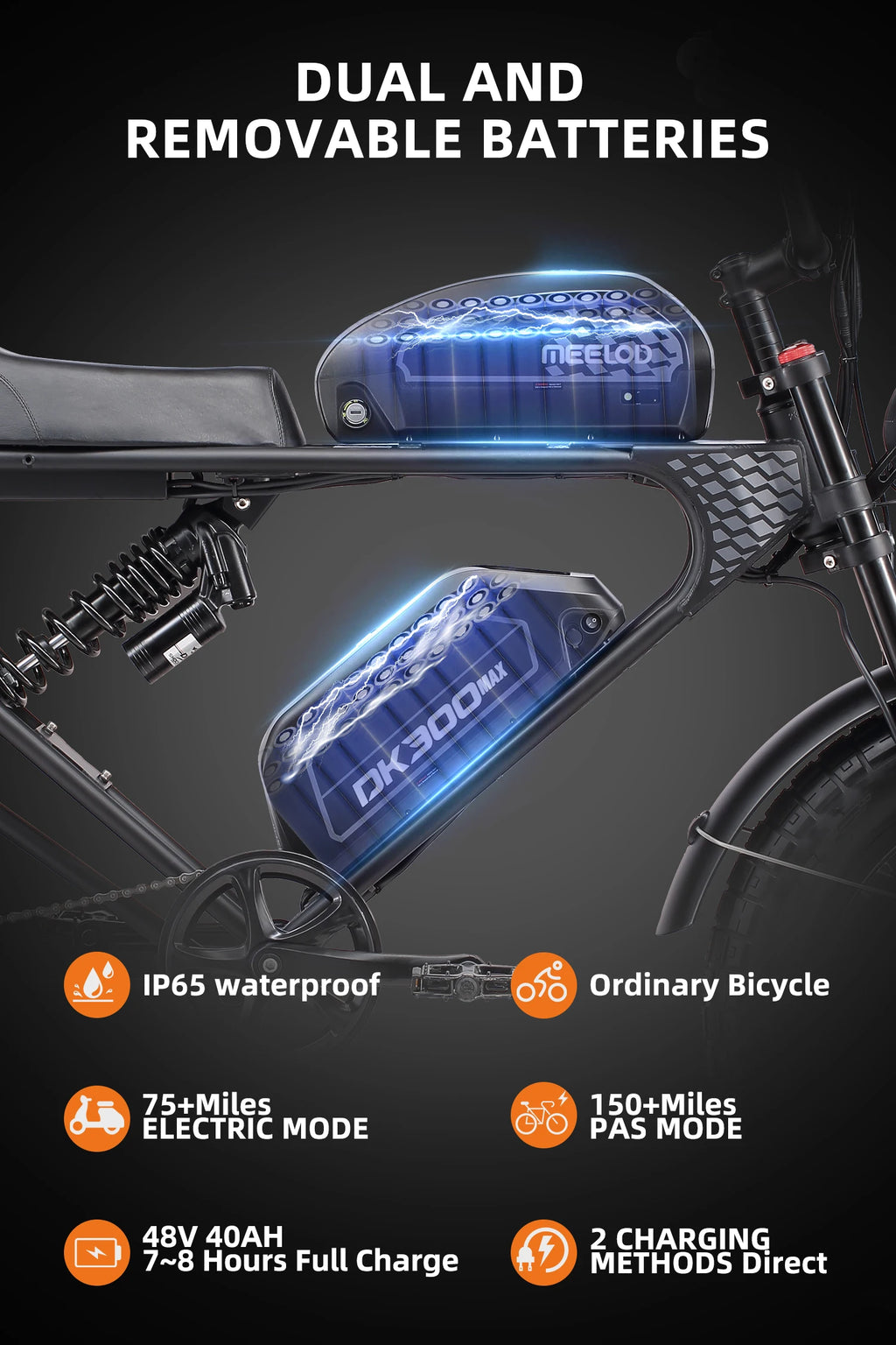 MAX 1200W 48V Fat Tire E-Bike