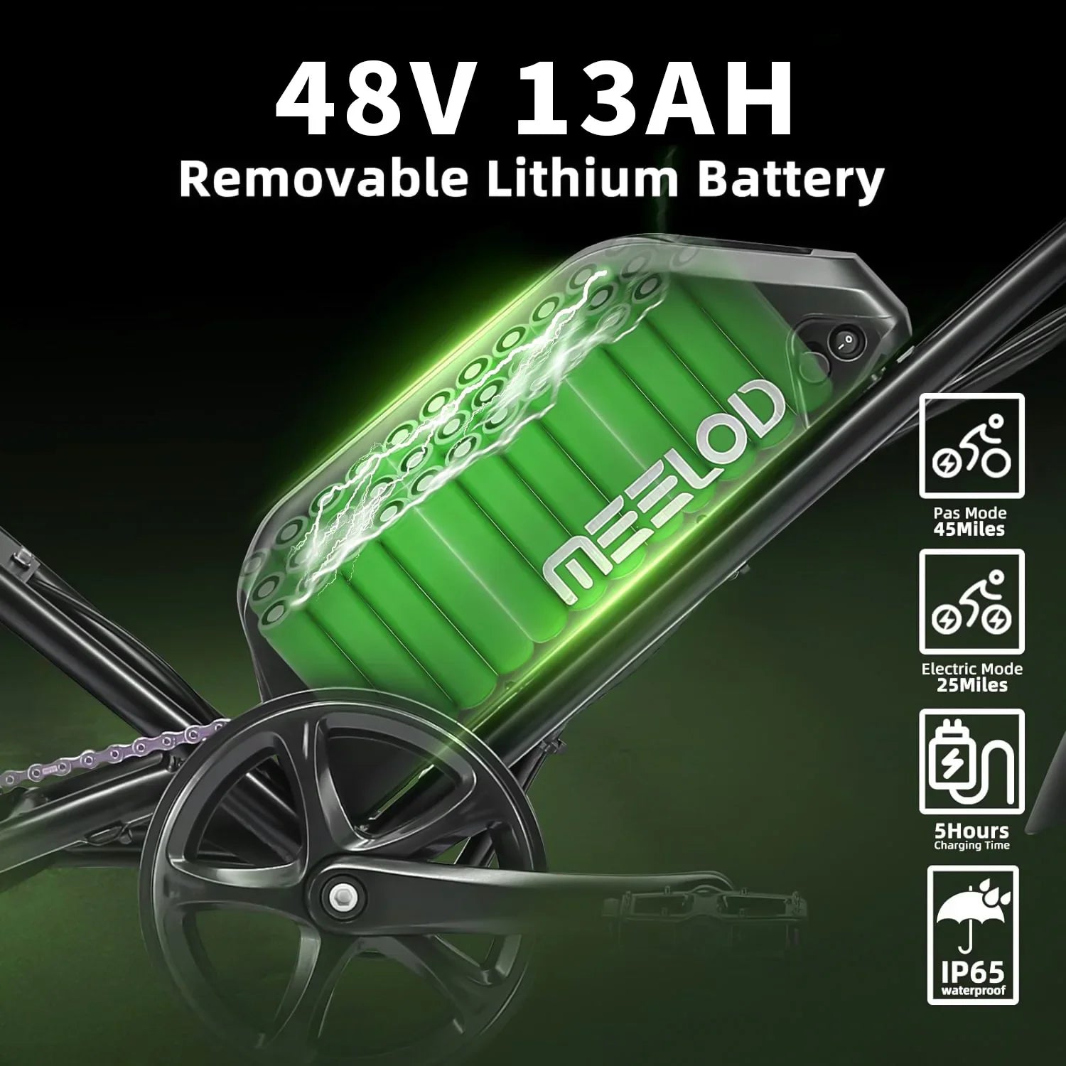 MEELD DK200 SE 1200W 48V E-Bike