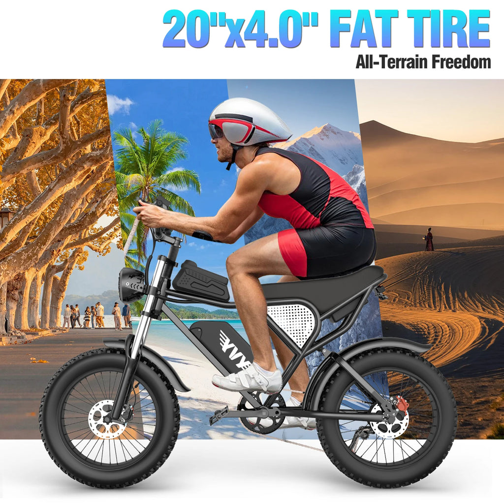 2000W 52V Fat Tire E-Bike