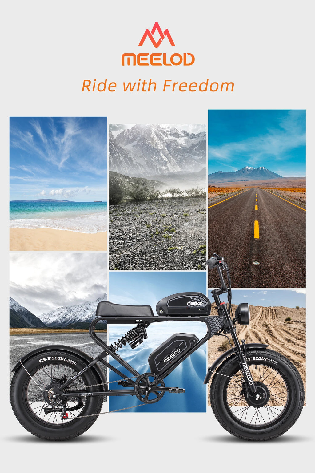 MAX 1200W 48V Fat Tire E-Bike