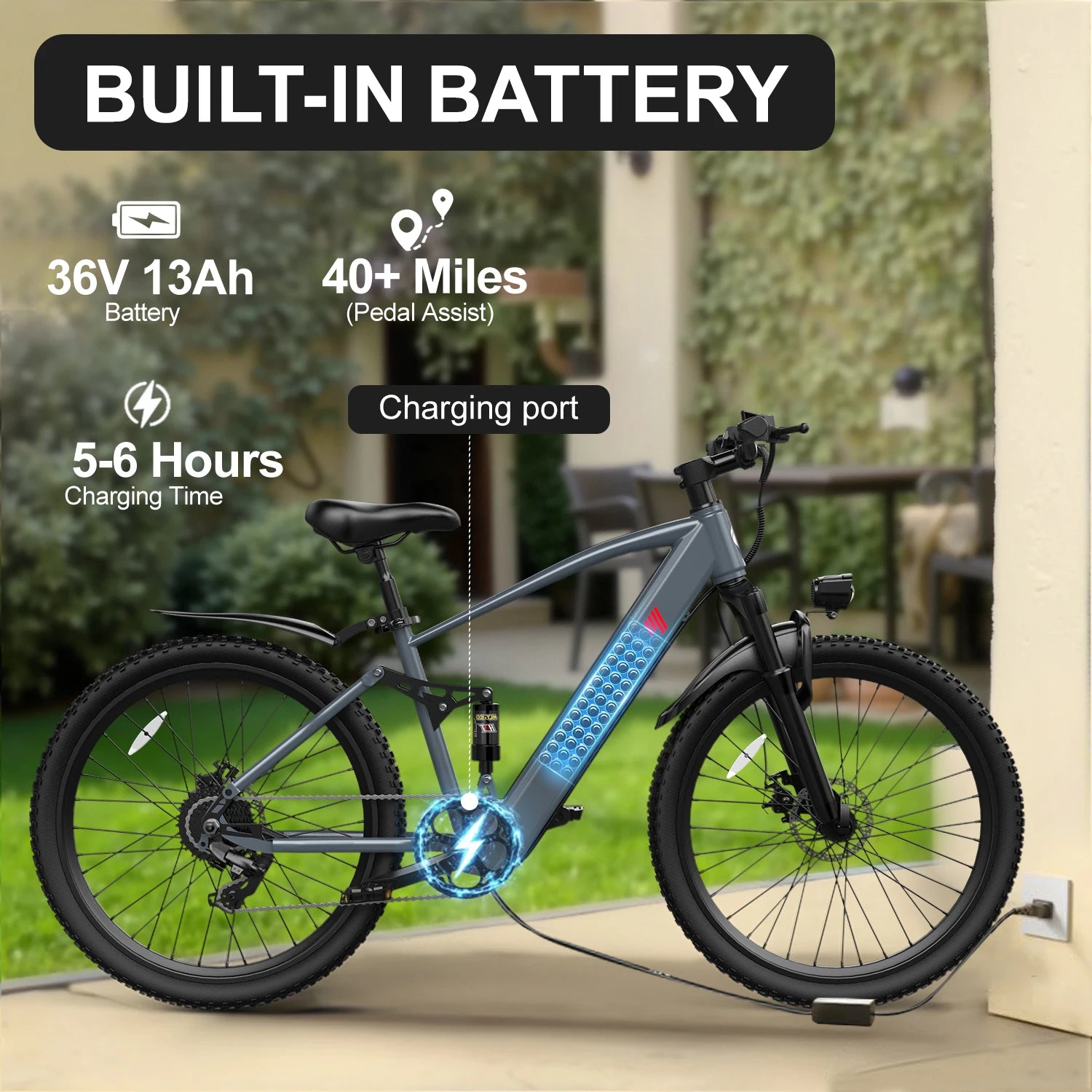 Electric Mountain Bike 26"/24"