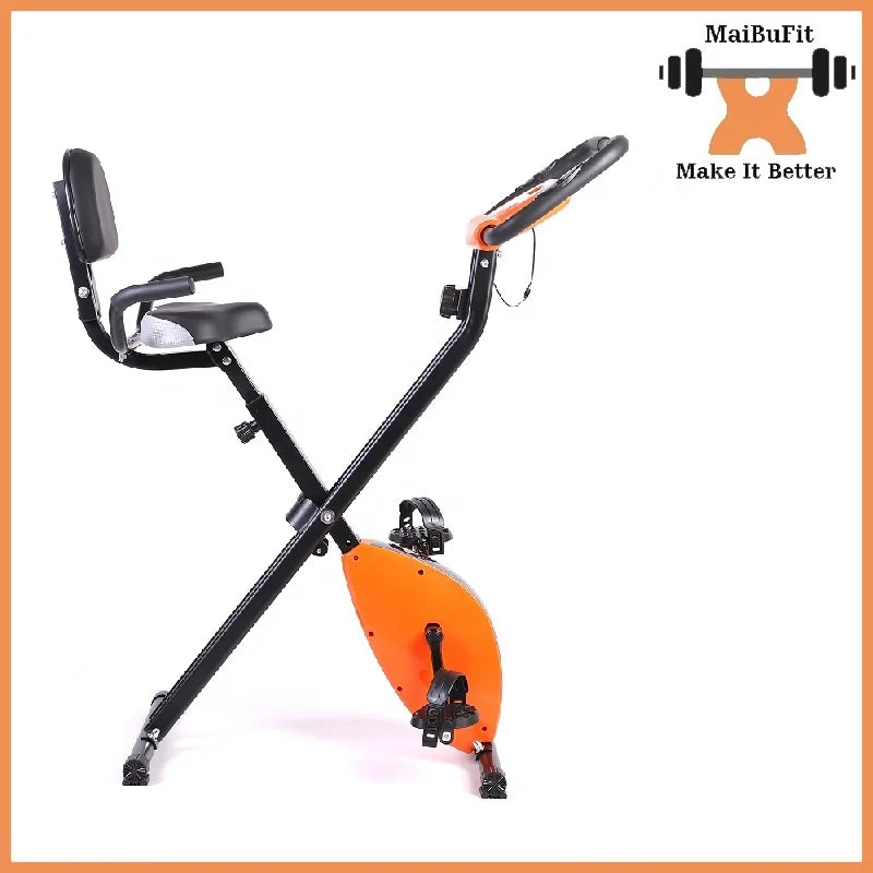 Foldable Magnetic Resistance Exercise Bike
