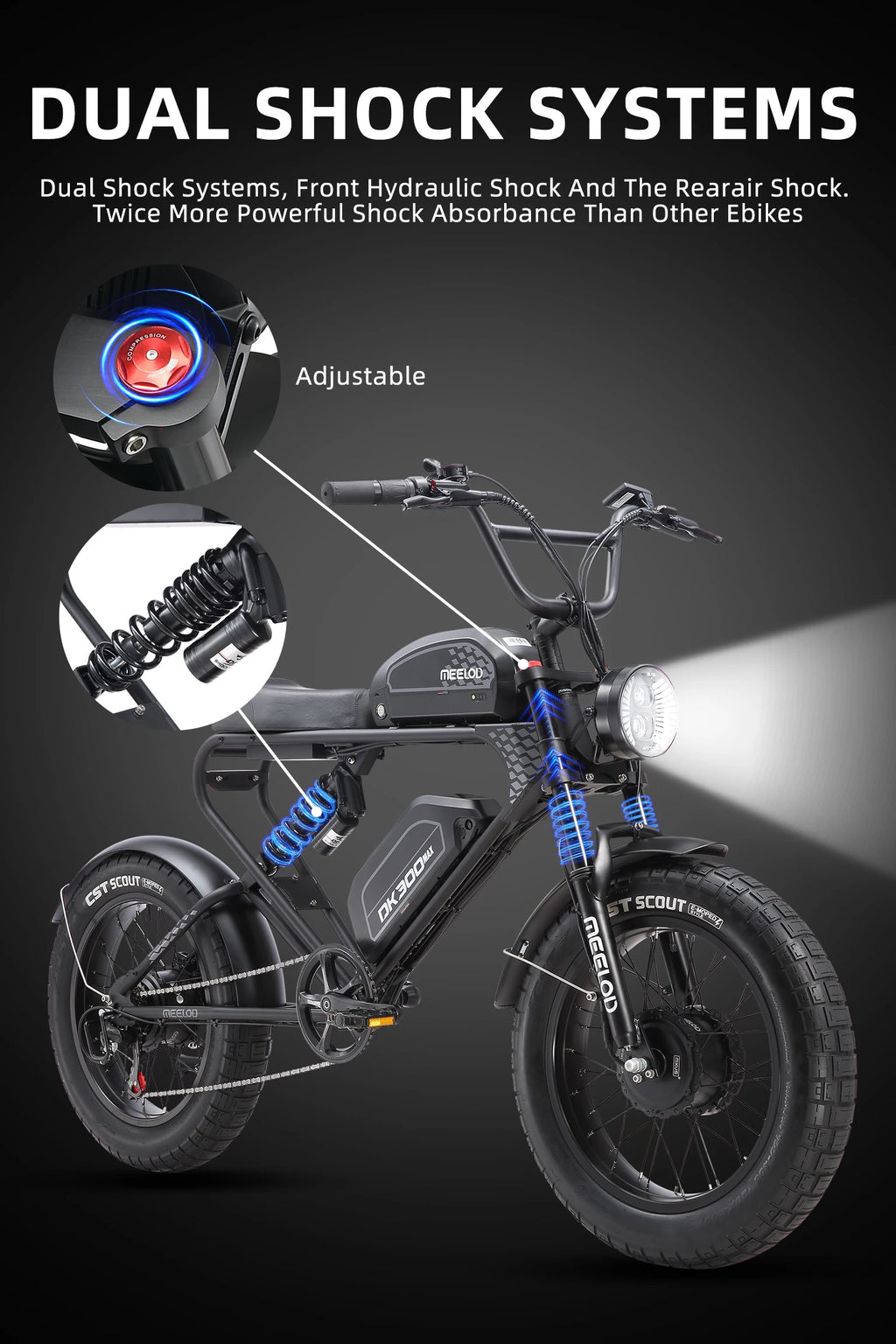 MAX 1200W 48V Fat Tire E-Bike