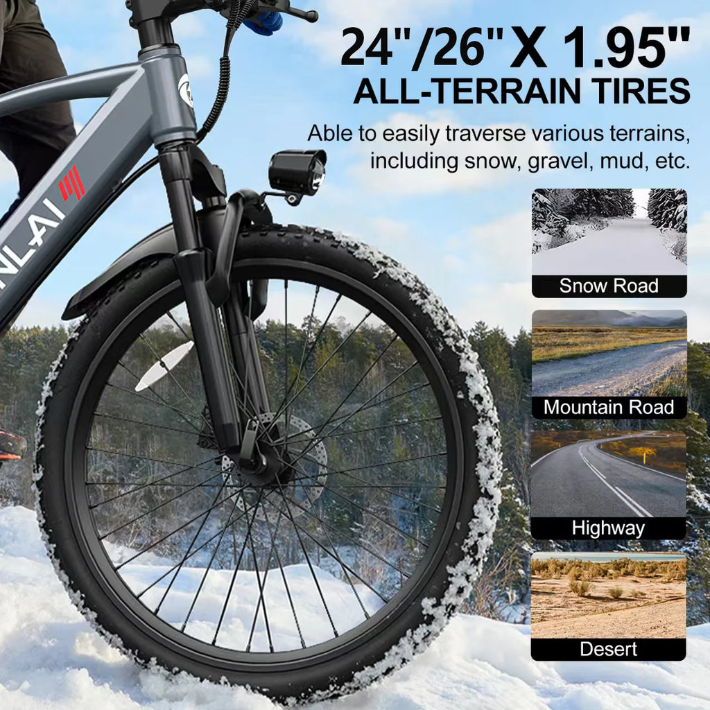 Electric Mountain Bike 26"/24"