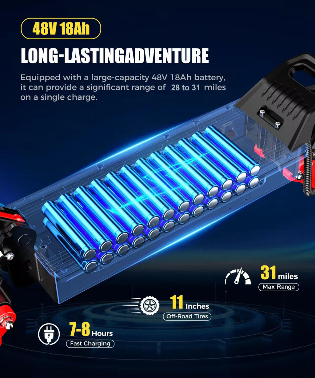 600W 48V Folding E-Scooter