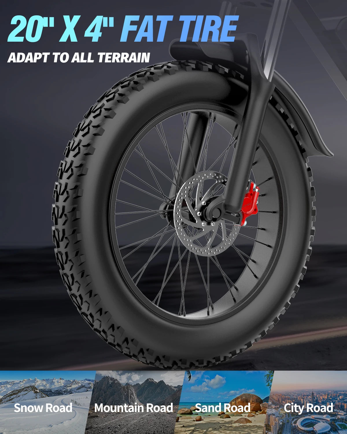 2000W 52V Fat Tire E-Bike