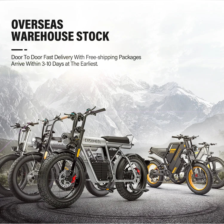 COSWHEEL CT20S 60V 27.5Ah Fat Tire E-Bike